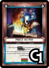 Price to Pay - Foil